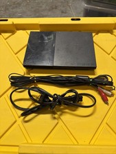 Sony PlayStation 2 Slim Console Black Tested . Original Slim.