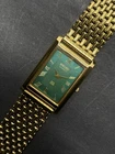 GOLD Seiko Slim Quartz men's Wrist Watch - FREE SHIPPING