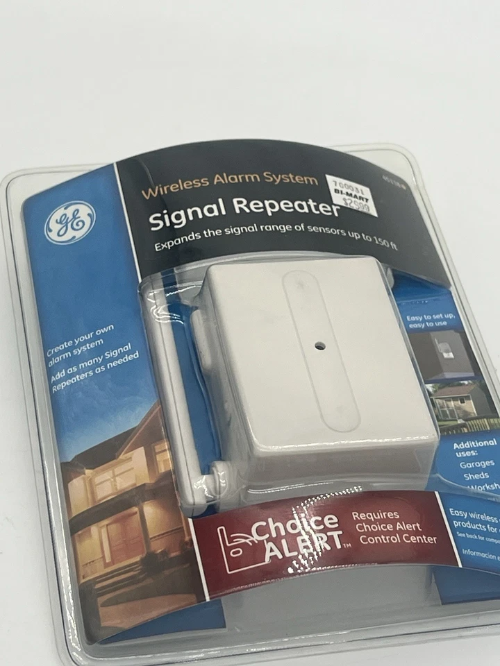 GE Choice Alert Wireless Alarm System Signal Repeater Expands 150 Feet 45138 NEW - Image 4 of 4