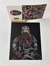 JOHN RHYS DAVIES In-Person signed Autogramm/Autograph 20x25cm Herr der Ringe
