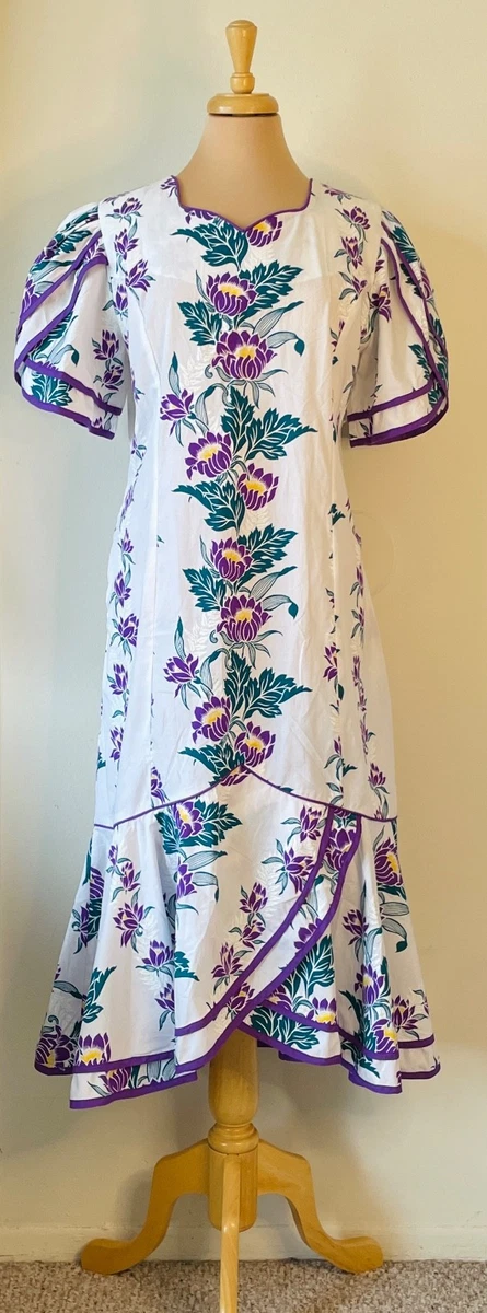 White Hawaiian 1980s Vintage Dresses for Women for sale | eBay