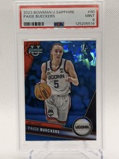2023-24 1st Bowman University Chrome Sapphire Paige Bueckers PSA 9 Rookie RC