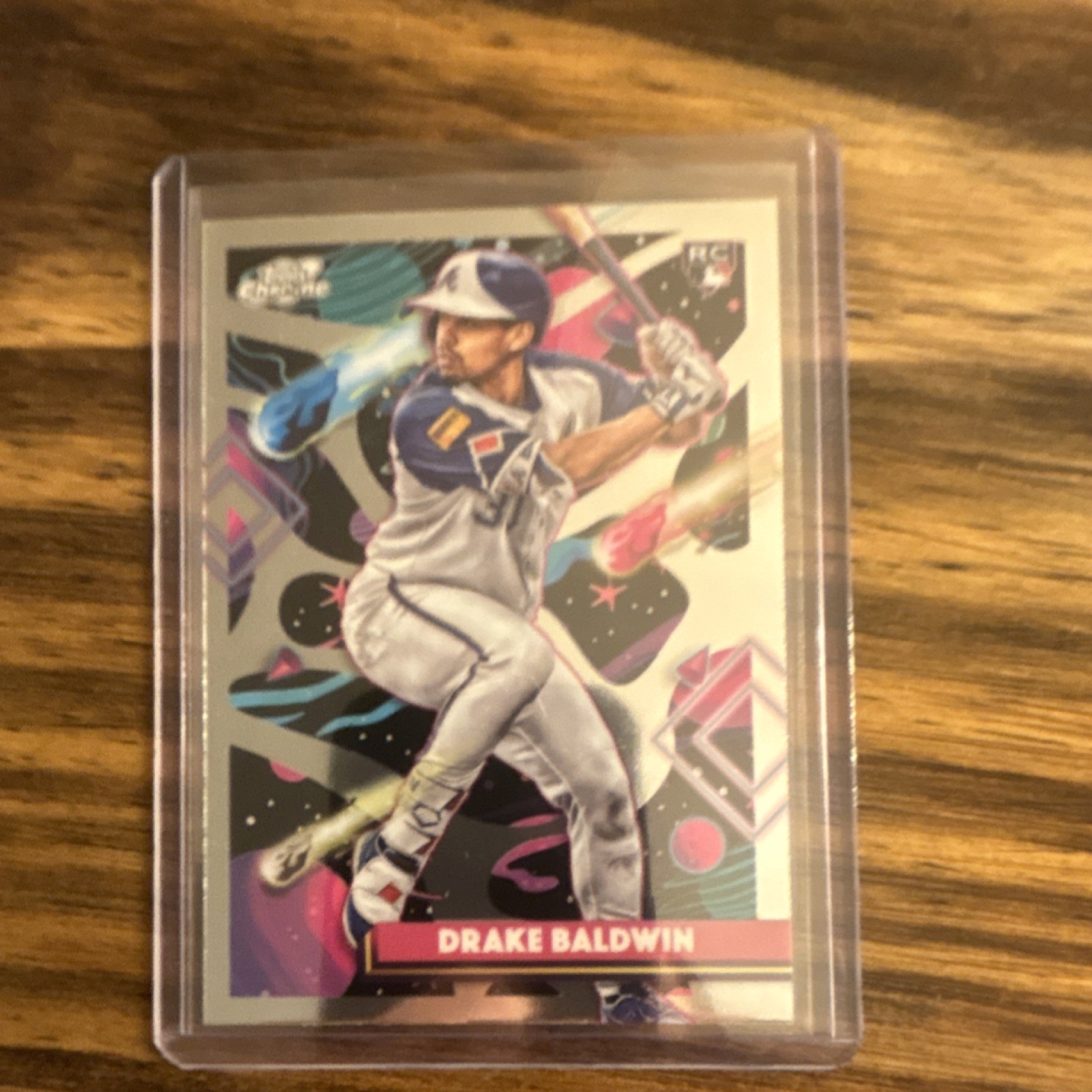 2025 Topps Cosmic Chrome Drake Baldwin #96 Atlanta Braves Baseball Card