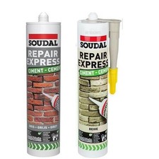 Soudal Repair Express Cement Acrylic Sealant Cartridge Joint Gap and Crack 290ml