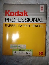 Vintage Kodak Professional Polycontrast Rapid II RC Photo Paper - 8x10 - 25 Shts