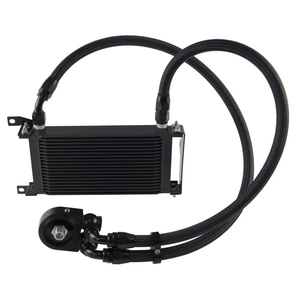 Kit de enfriador de aceite AN10 19 filas para Subaru Impreza WRX / STi 2006-2007 2,5 L negro Foto 2 de 4