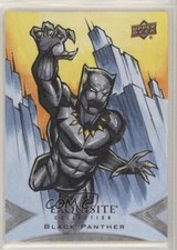 2021 Upper Deck Marvel Black Diamond 1/1 Marlo Martos Panther L Auto Sketch 0c3