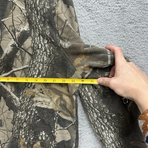 Felpa vintage Outfitters Ridge adulto L mimetica Realtree Fusion 3D Y2K - Foto 3 di 10