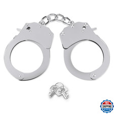 Toy Handcuffs with Keys, Stage Dress Up Accessory for Kids