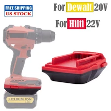 Adapter For Dewalt 18V 20V Li-ion Battery to for Hilti 22V B22 Cordless tools US