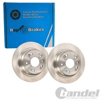 2X RAP Bremsscheiben 300Mm Voll Hinten Passend FüR CitroËN Jumper Fiat Ducato PE