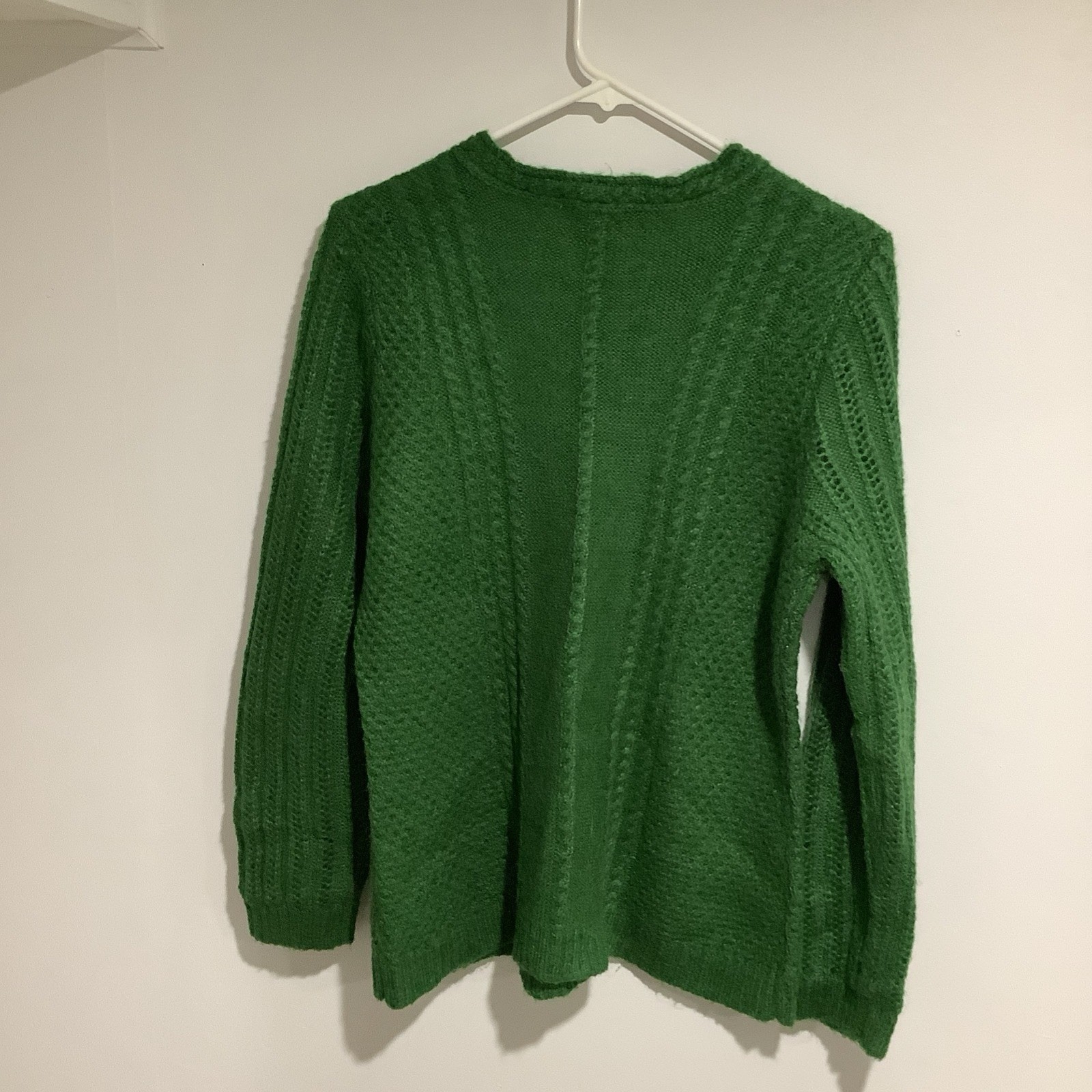 Pendleton Women’s V Neck Pullover Sweater Green L… - image 2