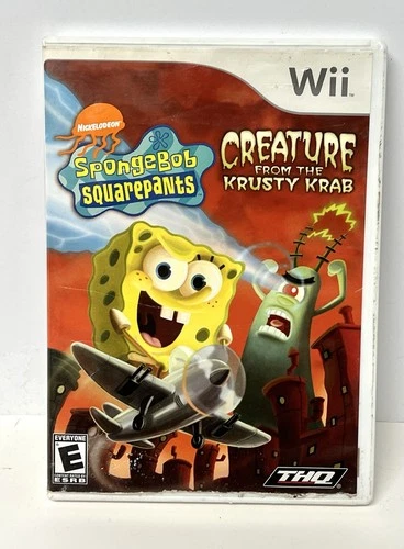 SpongeBob SquarePants: Creature from the Krusty Krab (Nintendo Wii) FREE SHIP