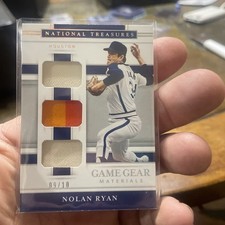 2020 Panini National Treasures Holo Silver 5/10 Nolan Ryan #GGM-NR HOF e8a