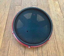 Alesis 10" Mesh Snare Drum Pad Hole in Mesh As-Is Black/Red Nitro Max SE Pad
