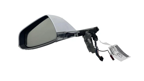⭕12-15 Tesla Model S Left Exterior Rear View Door Mirror White PPSW 6005864-00-E
