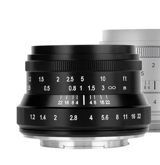 7artisans 35mm F1.2 II Large Aperture Lens for Micro 4/3 M43 GH5 E-M10 II Camera - Image 3 of 4