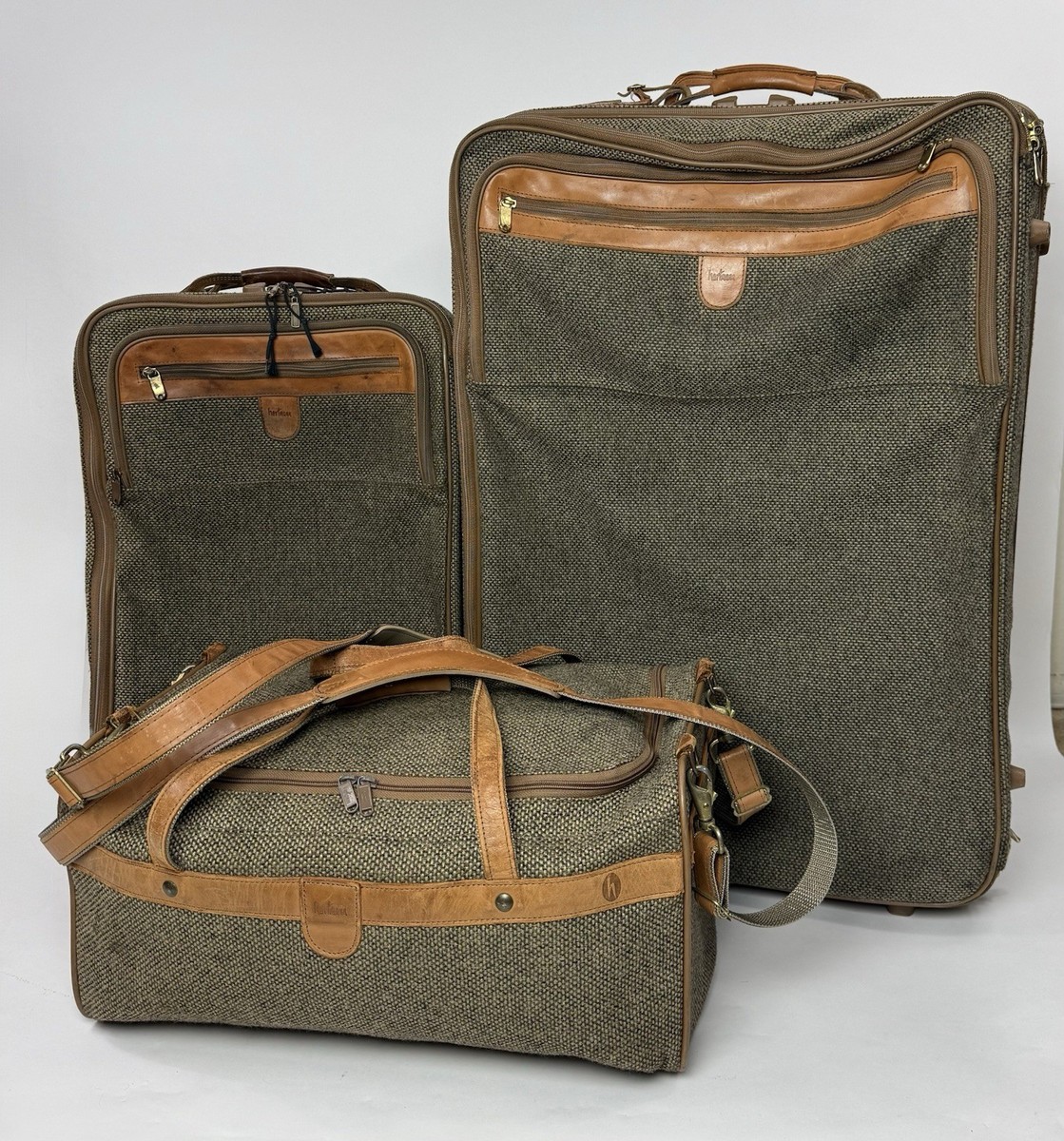 Hartmann luggage vintage suitcase トランク Early Original Vintage Hartmann Leather Suitcase Luggage