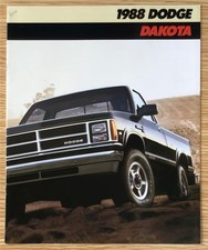 DODGE Dakota Pickup USA LF Sales Brochure For 1988  81-205-8010 9/87 (500M)