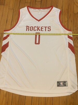 NBA Houston Rockets Russell Westbrook White Fanatics #0 Jersey