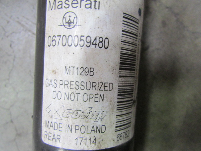 Maserati Ghibli, Rear Shock Absorber, Used, P/N 670101446