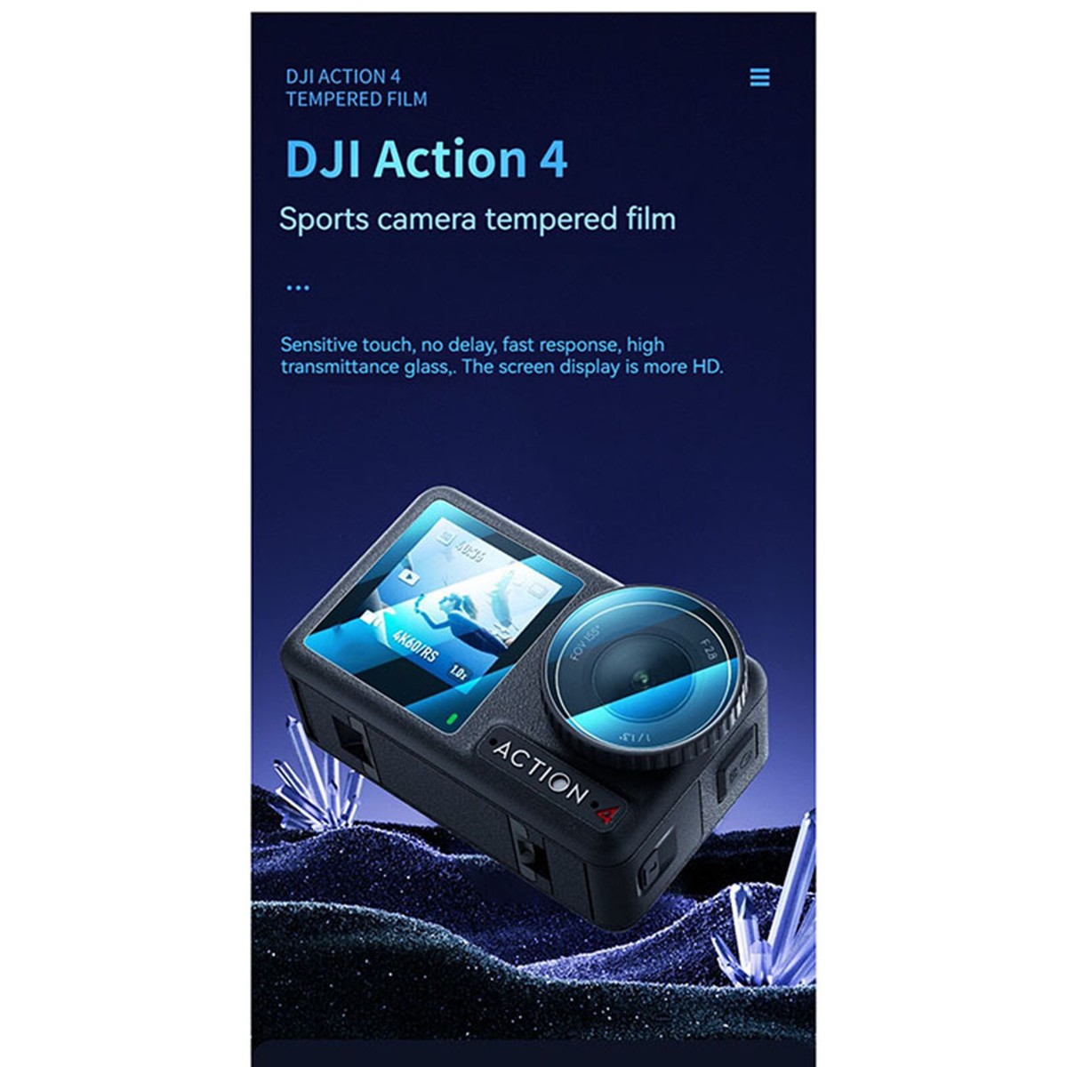 LKTOP 3 Pack Screen Protector For DJI RC/RC 2 Remote Controller