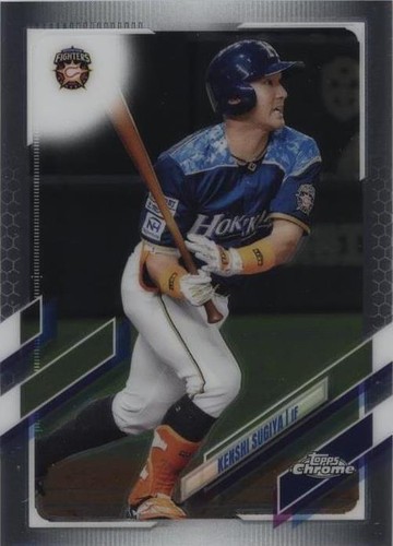 Kenshi Sugiya 2021 Topps Chrome NPB Blue Refractor #212 /150