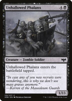 4x Unhallowed Phalanx - NM - Innistrad: Crimson Vow - SPARROW MAGIC