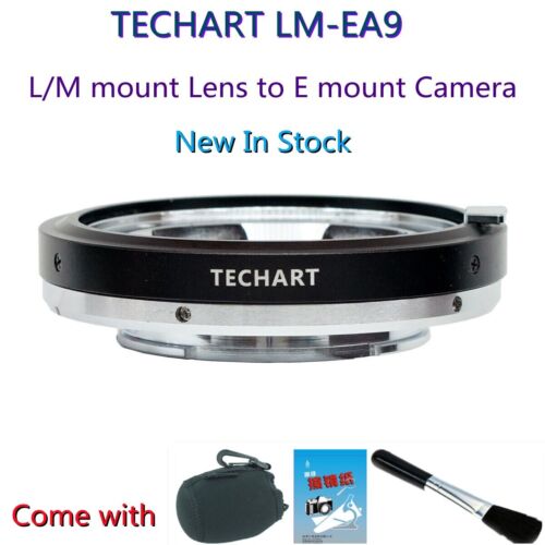 TECHART LM-EA9 AF Lens Mount Adapter for Leica M Lens to Sony A9II A7RIV Camera - Picture 1 of 6