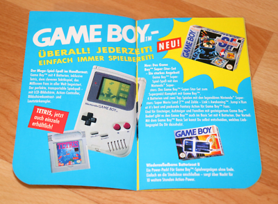【希少！】Nintendo GAME BOY スーパーマリオ 台紙付き 1995 Vintage Nintendo Game Boy Super Mario Land Rare Promo Ad