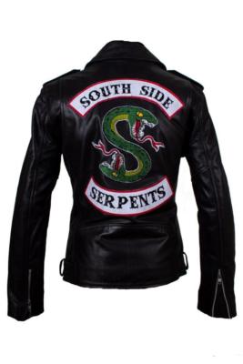 snake biker jacket