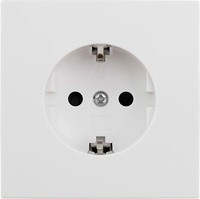 Schutzkontakt-Steckdose Mcpower Shallow 250V~/16A, Up, Klemmanschluss, Weiß