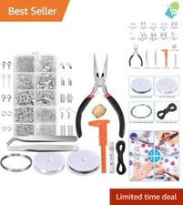 Beginner to Pro Jewelry Repair Tool Kit with Wires, Pliers  Accessories