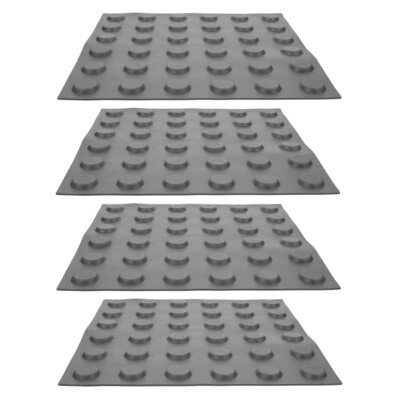 4 Sheets Blind Brick Multifunctional Floor Stickers Paving Boards