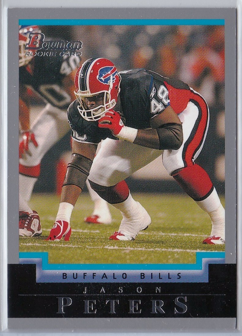 2004 Bowman Football JASON PETERS Rookie Card #232 Nice!