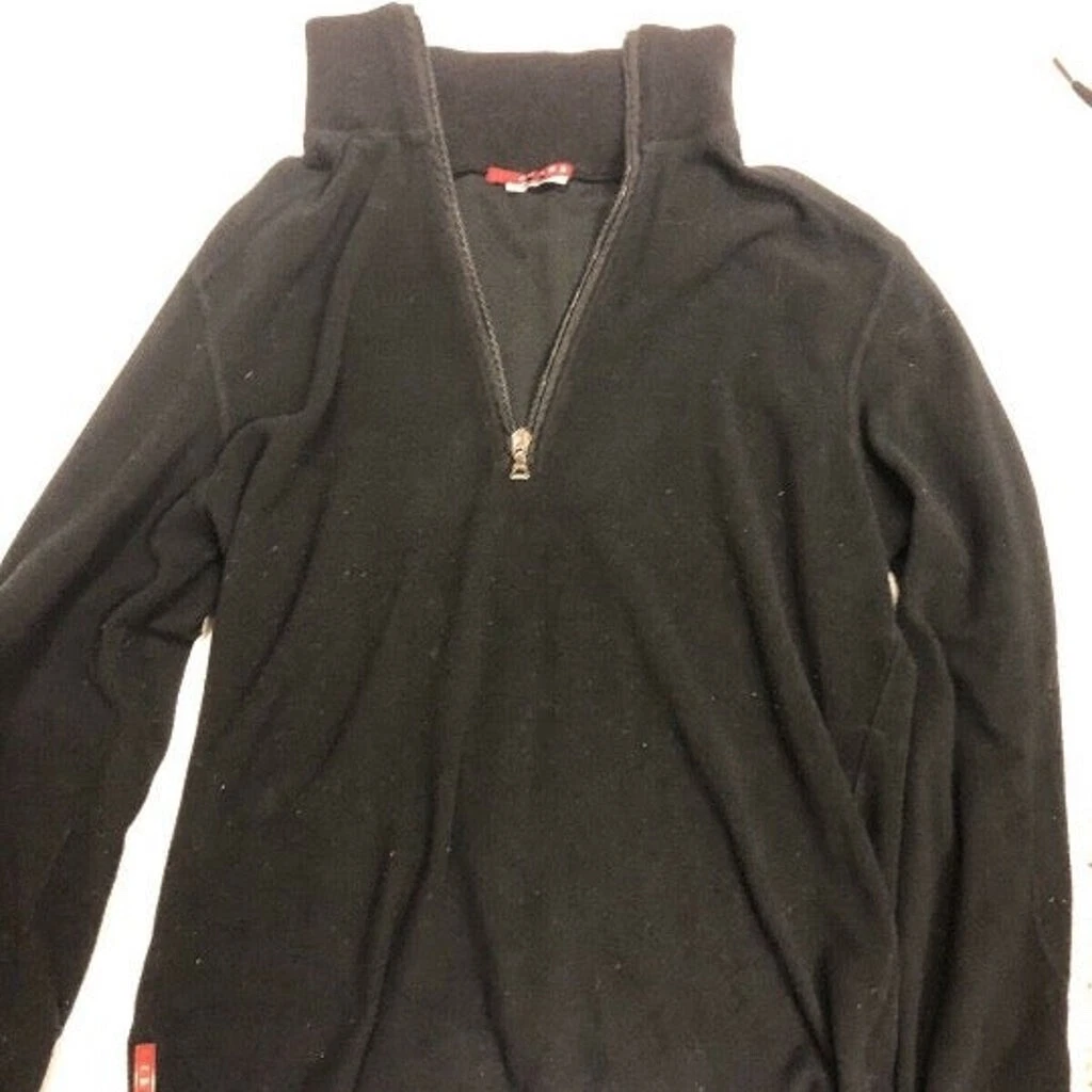 Prada half shop zip jacket