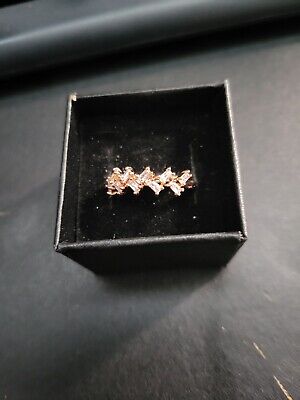 Bomb Party Ring RBP5672 Staring Back at Me Size 9 Rose Gold Diamond CZ 