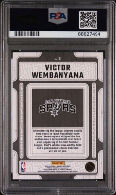 2023-24 Donruss Hardwood Masters #3 Victor Wembanyama RC PSA 10 | eBay
