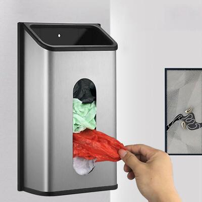 Edelstahl Plastiktütenhalter Küche Müll Müll Organizer Bad
