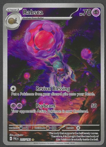 Rabsca 215/193 Sv02: Paldea Evolved Holo Near Mint Near Mint