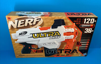 NERF Ultra AMP Motorized Blaster, 6-Dart Clip