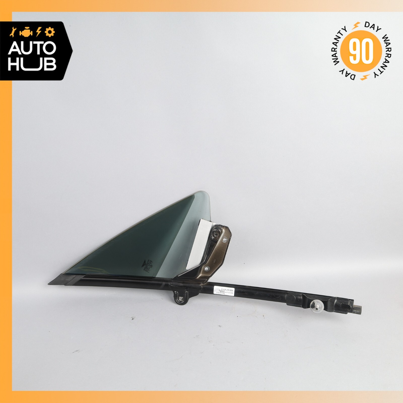 03-10 Bentley Continental GT Coupe Front Left Side Door Vent Window Glass OEM
