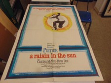 A RAISIN IN THE SUN/ORIG U.S MOVIE POSTER (SIDNEY POITIER/RUBY DEE) L48