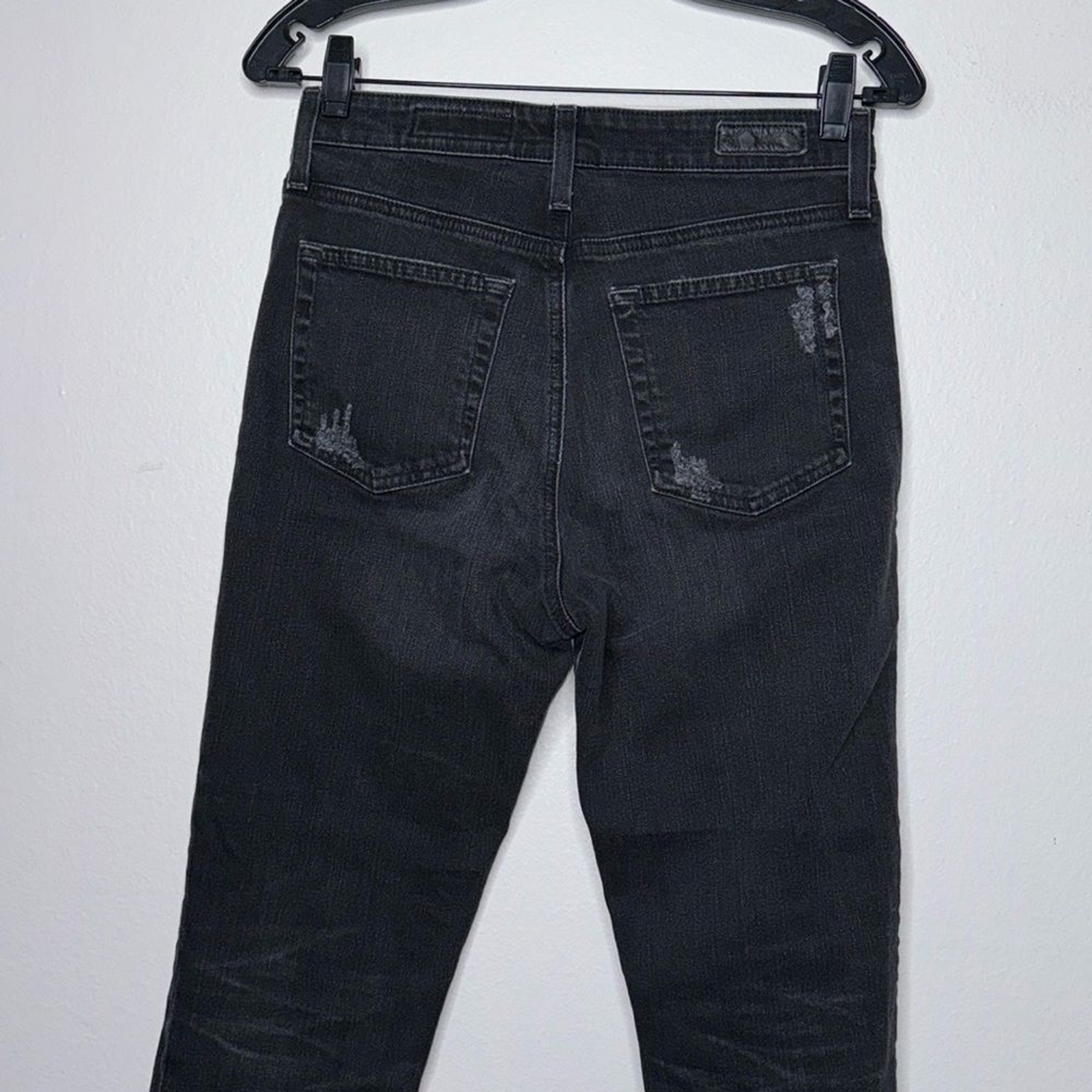 Adriano Goldschmied AG Sophia Ankle Vintage High-Waisted Skinny Black Jeans 28 thumbnail 8