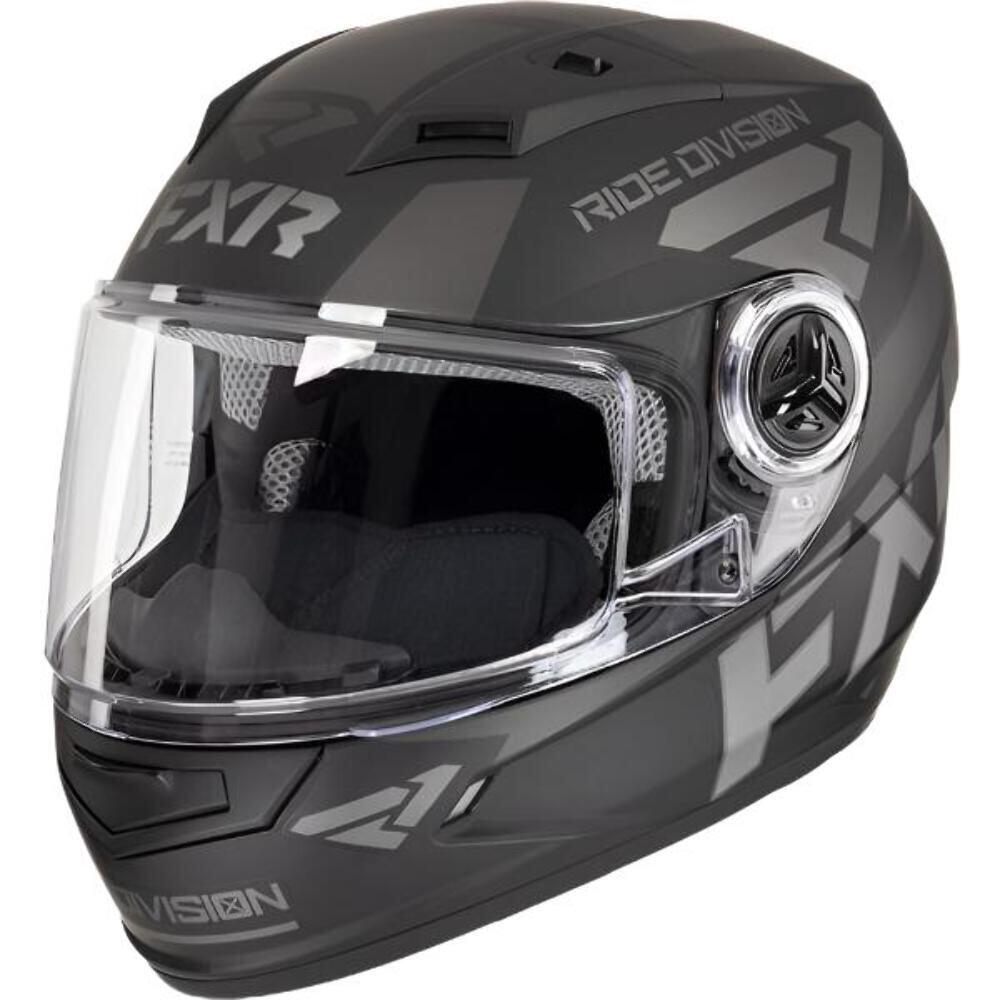 FXR Nitro Core Youth Snowmobile Helmet Black Ops