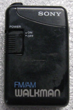 Vintage Sony Walkman FM/AM Portable Radio SRF-29 Black PARTS ONLY