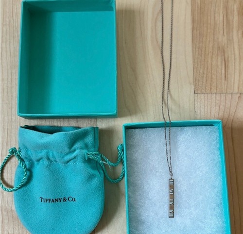 Tiffany Atlas Roman Numeral Necklace - Picture 2 of 8