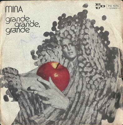 DISCO 45 GIRI           MINA   GRANDE, GRANDE, GRANDE / NON HO PARLATO MAI  *§*