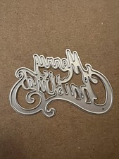 Merry Christmas Cutting Die Scrapbook Card Making Junk Journal 3037 - Tonya