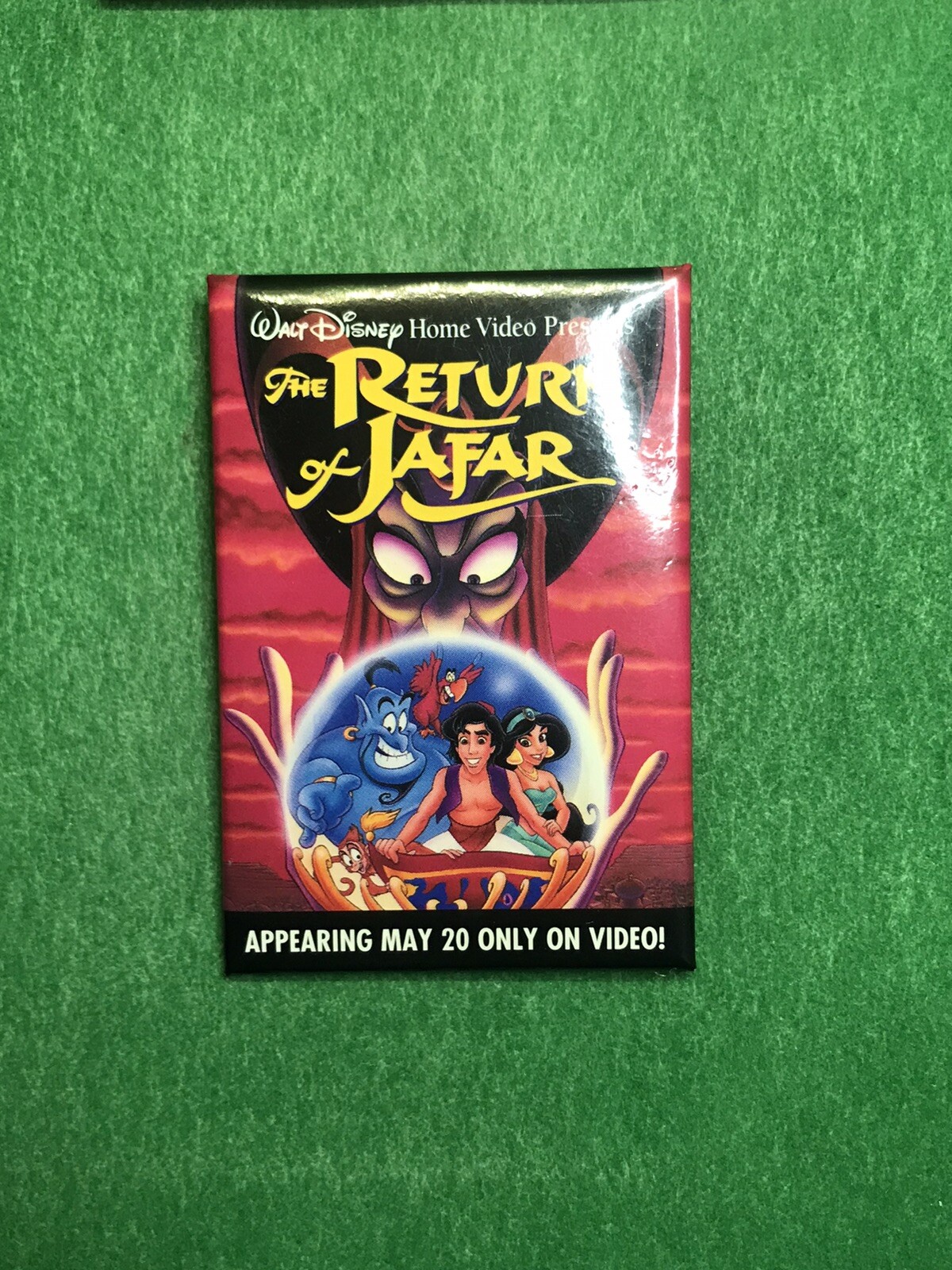 The Return of Jafar Promotional Pin Back Button
